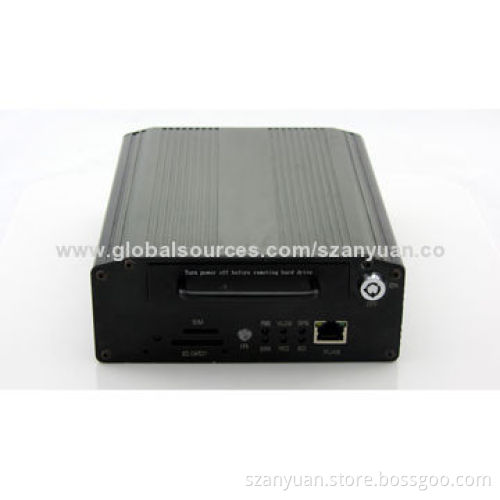 Mobile DVR, Supports GPS, 2.5 inch HDD and 32G SD card, with Simultaneous Audio and Video Recording